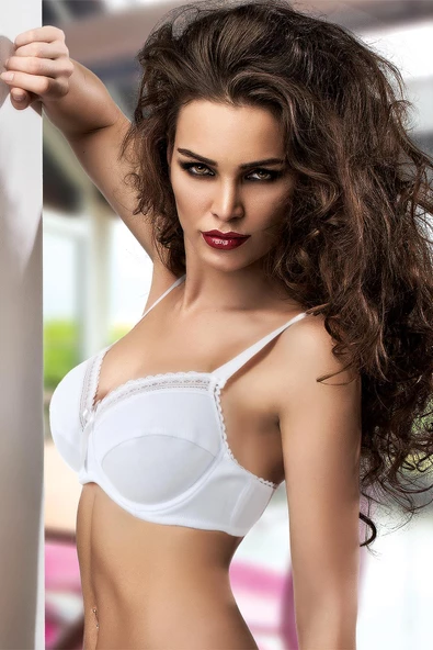 Miorre Balenli Kapsız %100 Pamuk Minimizer Toparlayıcı Sütyen ürün görseli 1