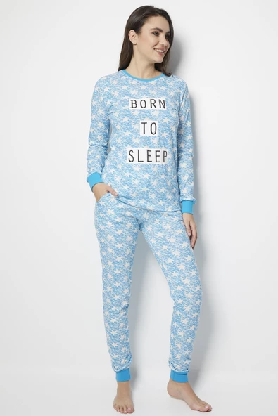 DoReMi Born to Sleep Bayan Pijama Takımı - Resim 6