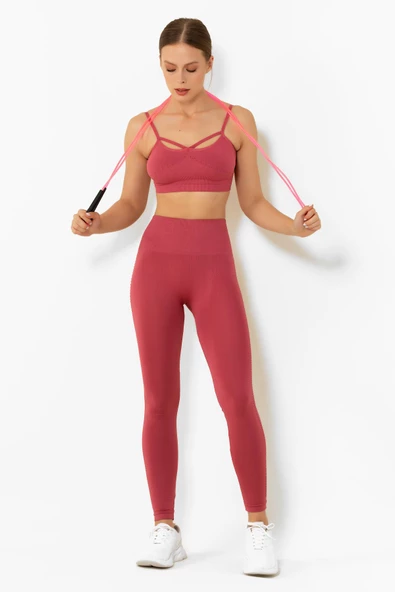 MioFit Yoga & Pilates Yüksek Bel Toparlayıcı Seamless Spor Tayt ürün görseli 1