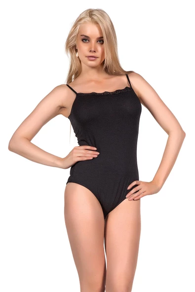 Miorre Modal Dantelli Çıtçıtlı Body - Resim 5