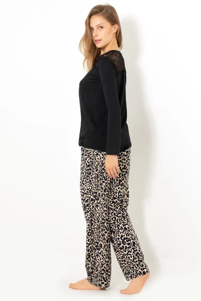 DoReMi Elegant Desing Bayan Pijama Takımı - Resim 5