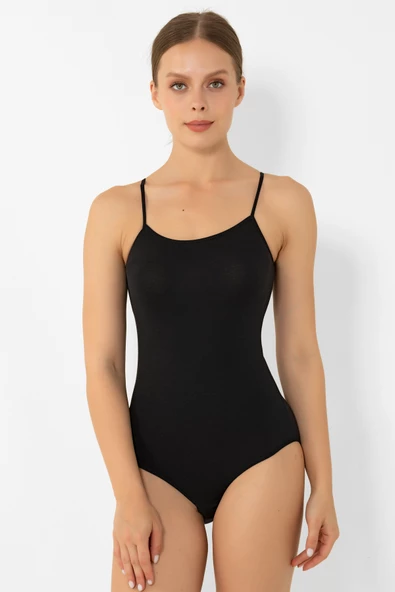 Miorre Modal İnce Askılı Çıtçıtlı Body - Resim 9