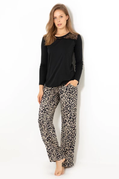 DoReMi Elegant Desing Bayan Pijama Takımı - Resim 8