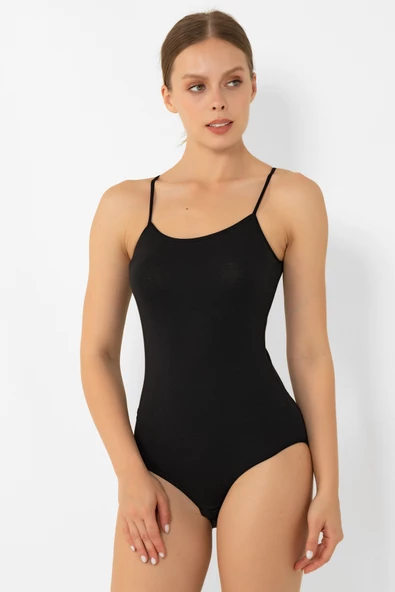 Miorre Modal İnce Askılı Çıtçıtlı Body - Resim 10
