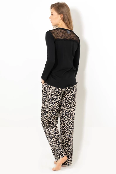 DoReMi Elegant Desing Bayan Pijama Takımı - Resim 3