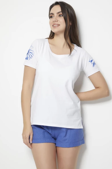 Doremi Deap Blue Şortlu Takım - Resim 5
