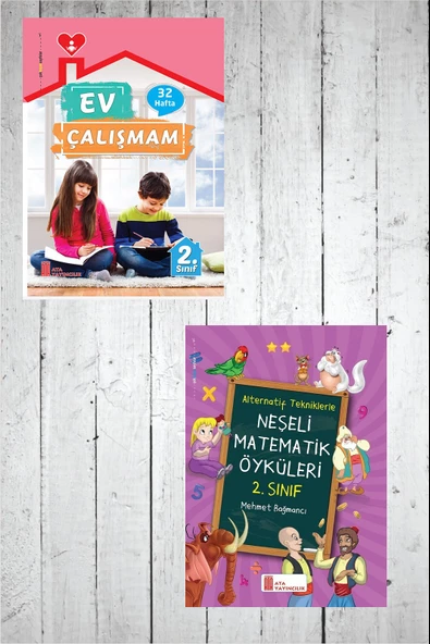 2.Sınıf Ev Çalışmalarım+ Neşeli Matematik Öyküleri ürün görseli 1