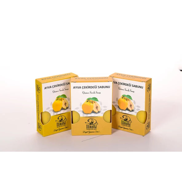 AYVA ÇEKİRDEĞİ YAĞI SABUNU 100 GR 3LÜ SET ürün görseli 1