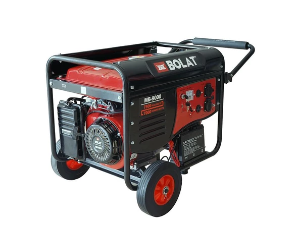 Bolat MB 9000 Jeneratör - 7,5 kW - Monofaze ürün görseli 1
