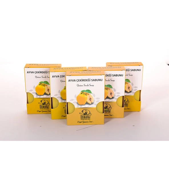 AYVA ÇEKİRDEĞİ SABUNU 100 GR 5Lİ SET ürün görseli 1