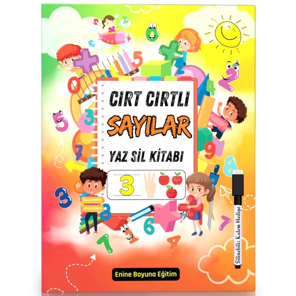 Cırt Cırtlı Sayılar Yaz-Sil Kitabı ürün görseli 1