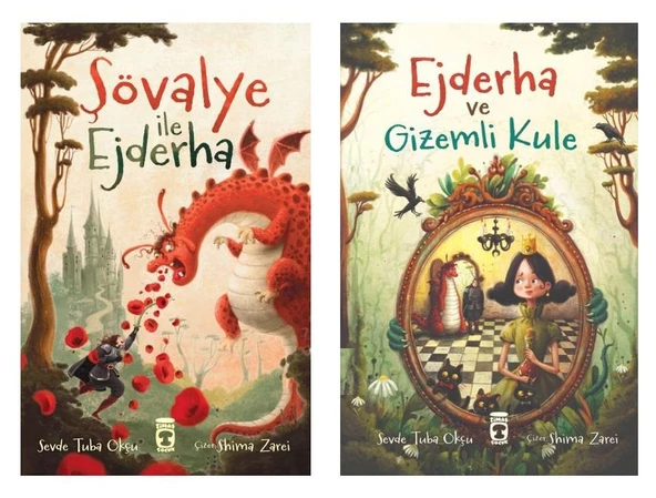 Şövalye ile Ejderha + Ejderha ve Gizemli Kule (2 Kitap) ürün görseli 1