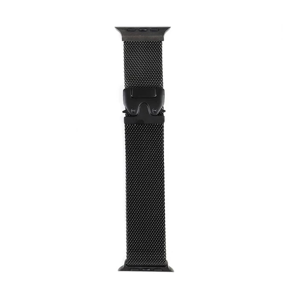 Gpack Apple Watch 7 45mm Kordon Metal Tokalı Hasır KRD25 ürün görseli 1