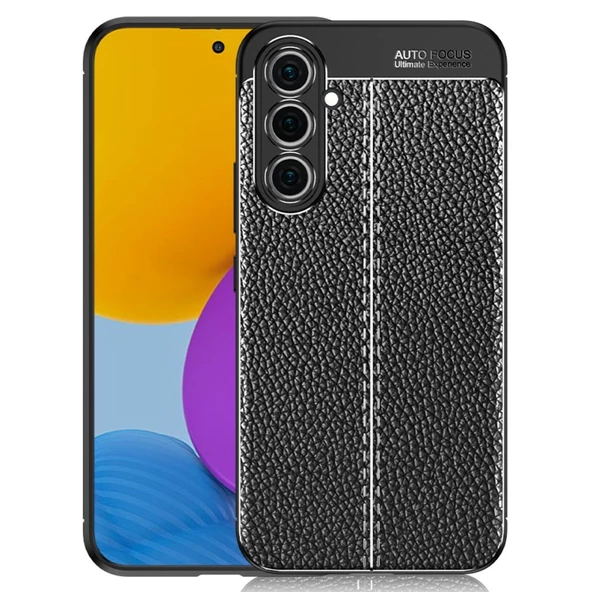 Gpack Samsung Galaxy A16 Kılıf Niss Silikon Kamera Korumalı Deri Görünümlü ürün görseli 1