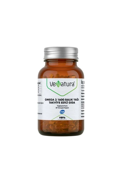 VeNatura   Omega 3 1600 Balık Yağı 30 Kapsül ürün görseli 1