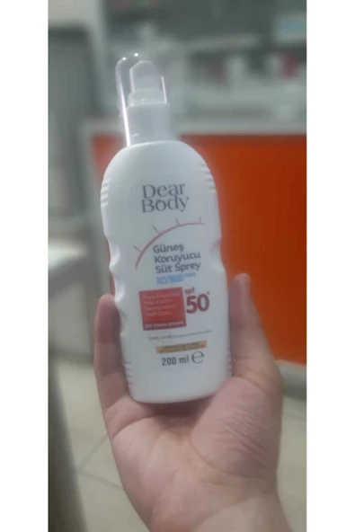 dearshop   Dear Body Spf 30 Güneş Koruyucu Sprey Süt 200 ml ürün görseli 1