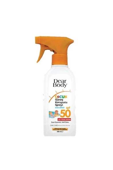 Dear Deer   Dear Body Çocuk Güneş Koruyucu 50 Faktör Spray 200 ml ürün görseli 1