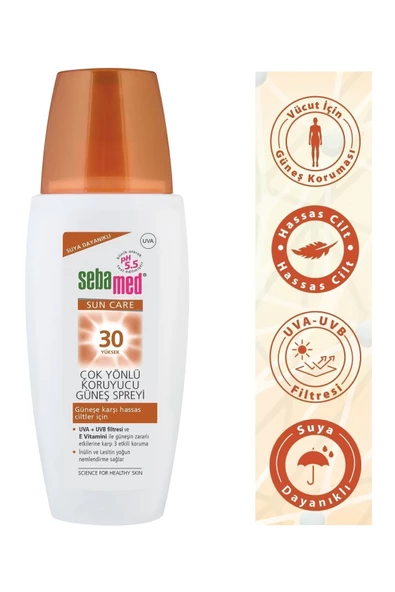 Sebamed   Sun Lotion Spray Spf 30 150 ml - Resim 2