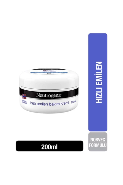 Neutrogena   Norveç Formülü Hızlı Emilen Bakım Kremi 200 ml ürün görseli 1