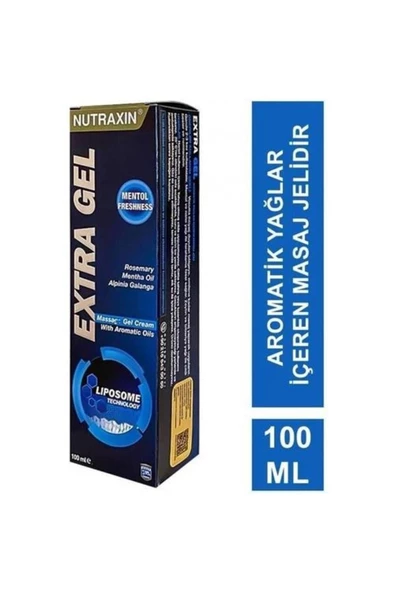 Nutraxin Extra Gel Aromatik Yağlar Içeren Masaj Jel Krem 100 ml ürün görseli 1