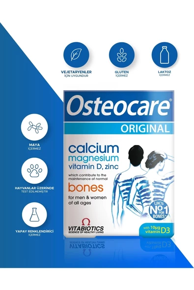 Vitabiotics Osteocare Original 30 Tablet ürün görseli 1
