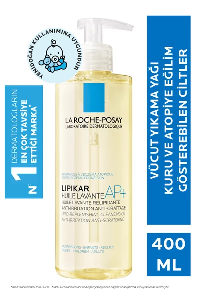 La Roche Posay Lipikar Cleansing Oil Ap+ 400 ml 3337875656764 ürün görseli 1