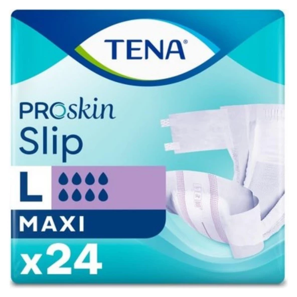 Tena Proskin Slip Maxi Belbantlı Büyük Boy L 24'lü Hasta Bezi ürün görseli 1