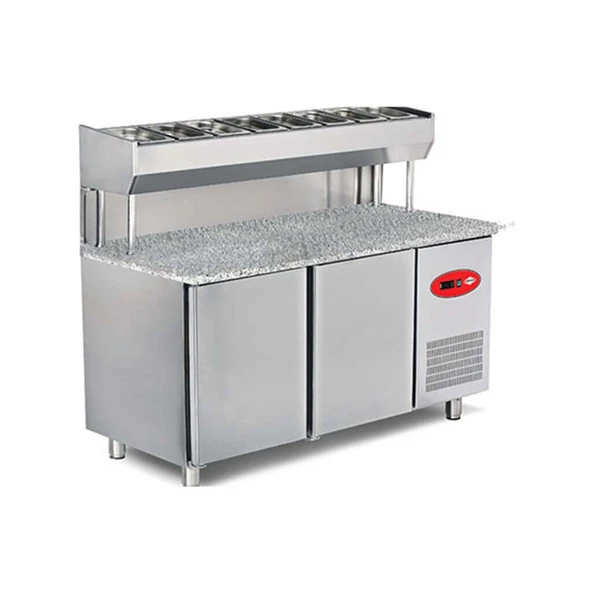 Empero EMP.200.80.01-PSYG Empero Emp.200.80.01-psyg Granitli Pizza Ve Salata Hazırlık Buzdolabı ürün görseli 1