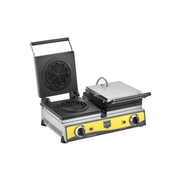 Remta W13 Çiçek Model Çiftli Waffle Makinesi 16 cm Çap ürün görseli 1