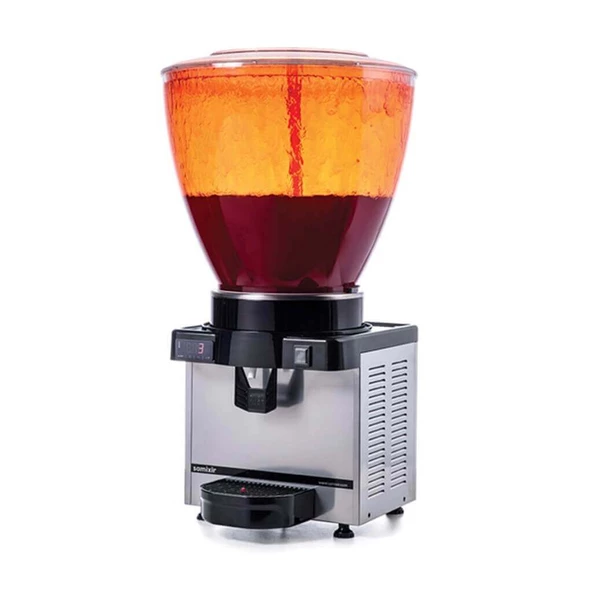 Samixir S40.DI Şerbetlik-40 litre soğuk içecek dispenseri-fıskiyeli-dijital-inox ürün görseli 1