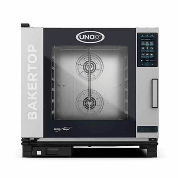Unox BakerTop Plus Kombi Fırın (6-40x60 tepsi kapasiteli) -Gazlı - XEBC-06EU-GPR ürün görseli 1
