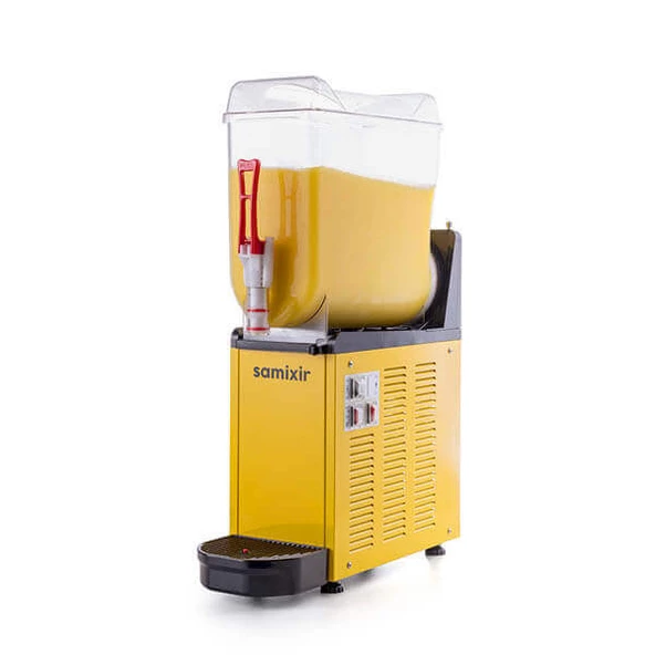 Samixir SLUSH12.Y Slush Mono, Granita, Meyve Suyu Dispenseri, 12 L, Sarı ürün görseli 1