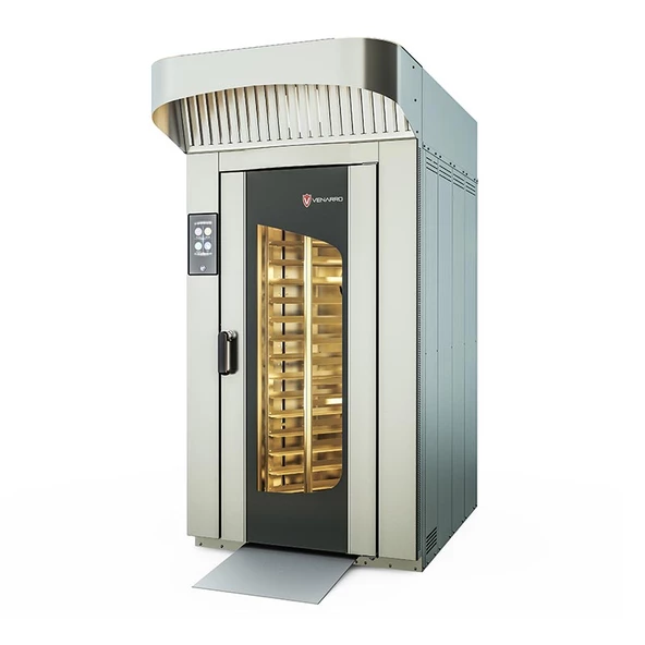 Venarro Roblin DGF - P14/40 A - Arabalı Döner Patisserie Fırın - 14 Tepsi Kapasiteli - 40x60 cm - Doğalgazlı ürün görseli 1