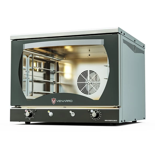 Venarro Caveno DEF - P4K Patisserie Fırın - Manuel - 4 Tepsi Kapasiteli - 33x46 cm - Elektrikli ürün görseli 1