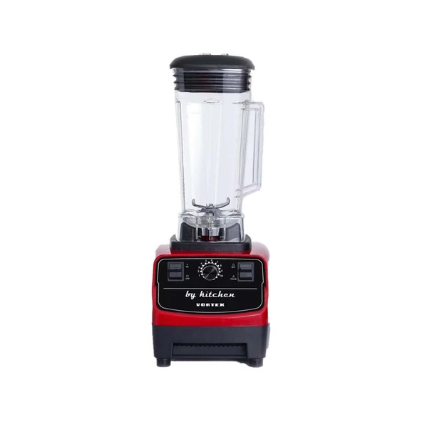 By Kitchen - Vortex Bar Blender - 2 Litre - Buz Kırıcılı - Kırmızı ürün görseli 1