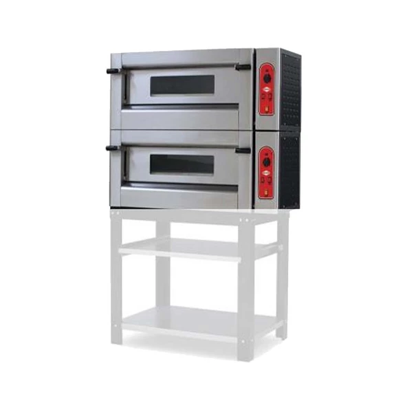 Empero EMP.9+9G Pizza Fırını - Gazlı 1400*1250*1040 300 Mm*9 ürün görseli 1