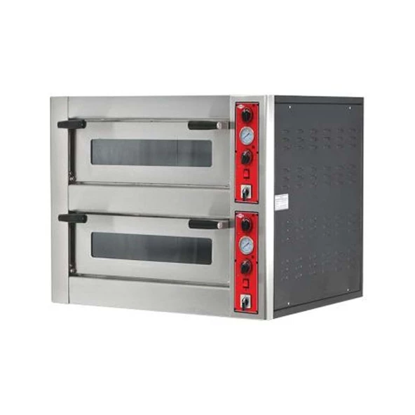 Empero EMP.4+4G Pizza Fırını - Gazlı 1100*950*1040 300 Mm*4 ürün görseli 1
