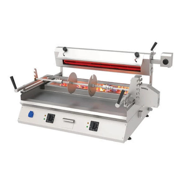 Atalay ACAG-02 Yatay Et Pişirme Makinesi Cağ Kebabı Elektrikli - 400 V ürün görseli 1