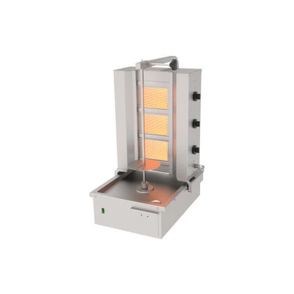 Atalay ADG-3A Döner Makineleri Gazlı Alttan Motorlu Hareketli - 3 Radyanlı-220 V ürün görseli 1