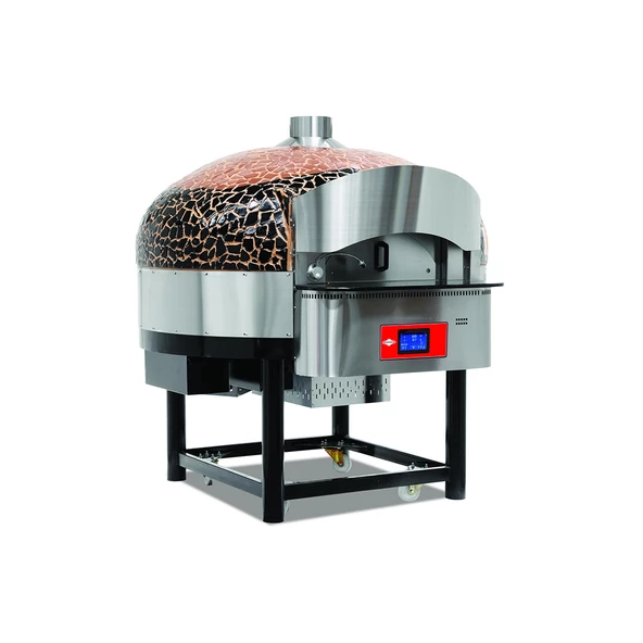 Empero EMP.SPO.02-D-BB Dijital Pizza Fırını Döner Tabanlı Gazlı Kahverengi-siyah ürün görseli 1