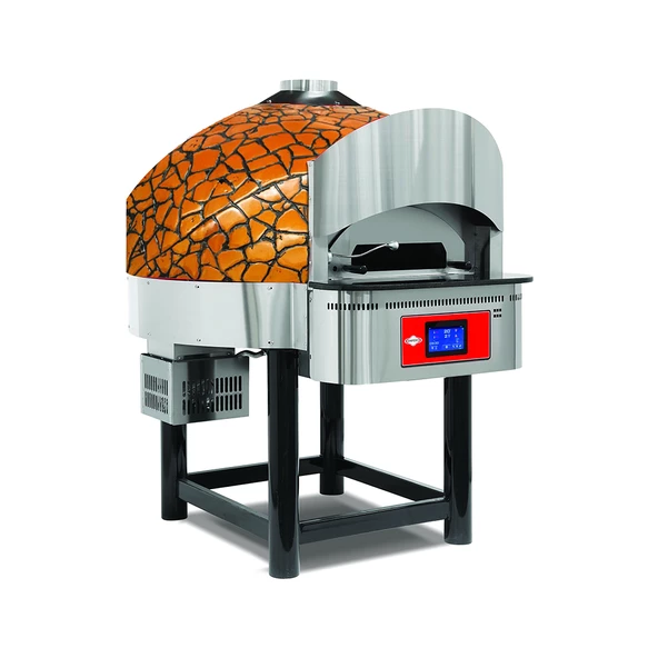 Empero EMP.SPO.04-D-GB-LPG Empero Emp.spo.04-d-gb-lpg Dijital Pizza Fırını Döner Tabanlı Gazlı Altın-siyah ürün görseli 1