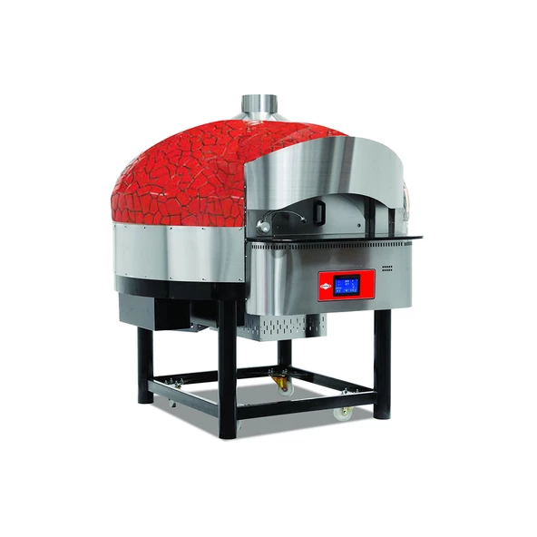Empero EMP.SPO.02-D-RB-LPG Empero Emp.spo.02-d-rb-lpg Dijital Pizza Fırını Döner Tabanlı Kırmızı-siyah ürün görseli 1