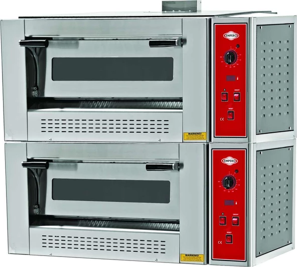 Empero EMP.9+9G-LPG Pizza Fırını - Gazlı 1400*1250*1040***lpg 300 Mm*9 ürün görseli 1