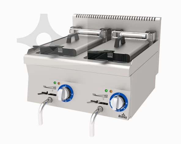Atalay AEF-660 Elektrikli 380-415 V Fritöz 600x600x300 mm ürün görseli 1