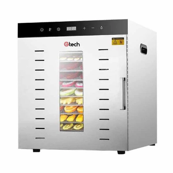 Gastrotech SS-12H Sebze ve Meyve Kurutucu 40x38cm - 12 Tepsili ürün görseli 1