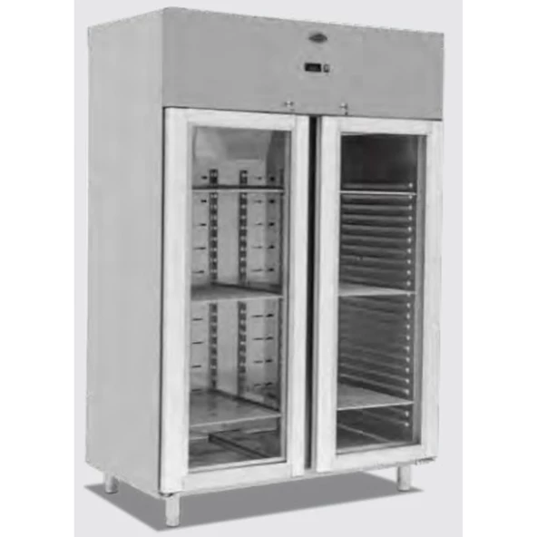 Empero EMP.140.80.03-CLS Klasik Model Buzdolabı Camlı Depo Tip 1400*800*2050 ürün görseli 1