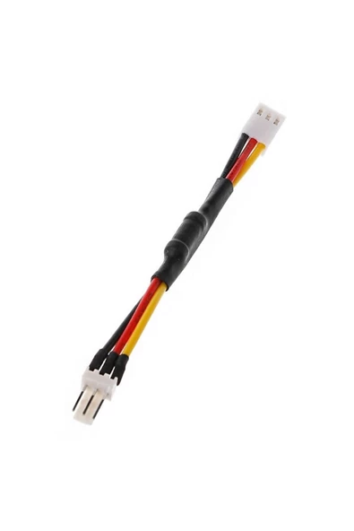 3 Pin Fan Kablosu Hız Yavaşlatıcı Dirençli 10cm Bilgisayar Cpu ürün görseli 1