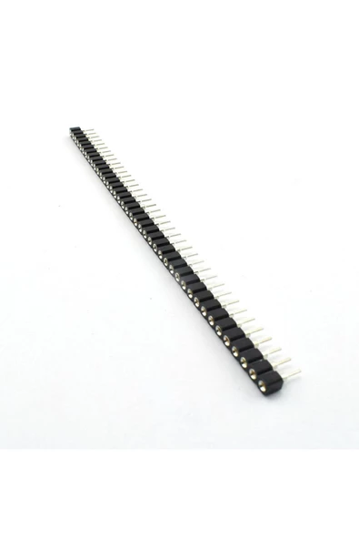 1x40 Pin Precision Dişi Header Tek Sıra 2.54mm 180 Derece Yuvarlak Kırılabilir Bölünebilir ürün görseli 1