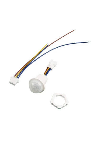 220v Pır Hareket Sensörü 25cm Kablolu Led Lamba Tavan Işık Merdiven Otomatik Armatür Projektör ürün görseli 1