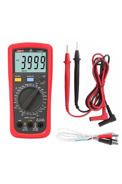 Unı-t Ut39c+ Dijital Multimetre Ncv Voltmetre Ampermetre ürün görseli 1
